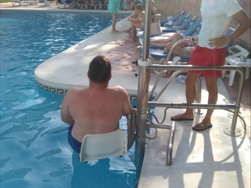 Disabled Holidays -  - Pool Hoist1